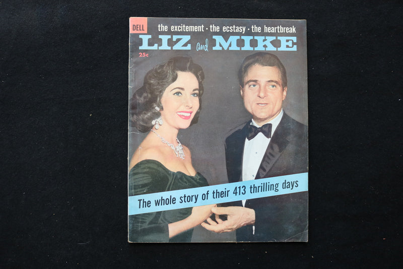1958 LIZ AND MIKE MAGAZINE - LIZ TAYLOR & MIKE TODD COVER - SP 4184W