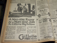 1920 MAY 28 NEW YORK TIMES - WILSON BETOES RESOLUTION, RUTH 2 HOMERS - NT 8680