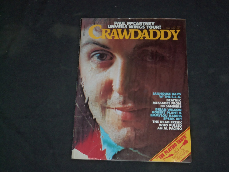 1976 APRIL CRAWDADDY MAGAZINE - PAUL MCCARTNEY COVER - CW 1006