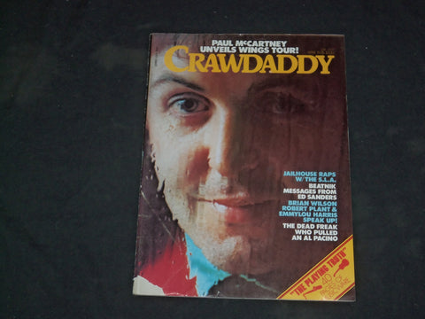 1976 APRIL CRAWDADDY MAGAZINE - PAUL MCCARTNEY COVER - CW 1006