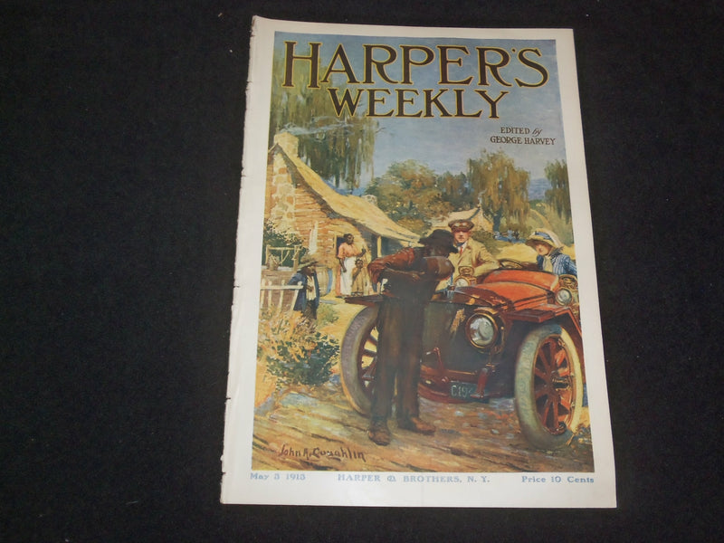1913 MAY 3 HARPER'S WEEKLY MAGAZINE - SECRETARY BRYAN IN CALIFORNIA - ST 6386