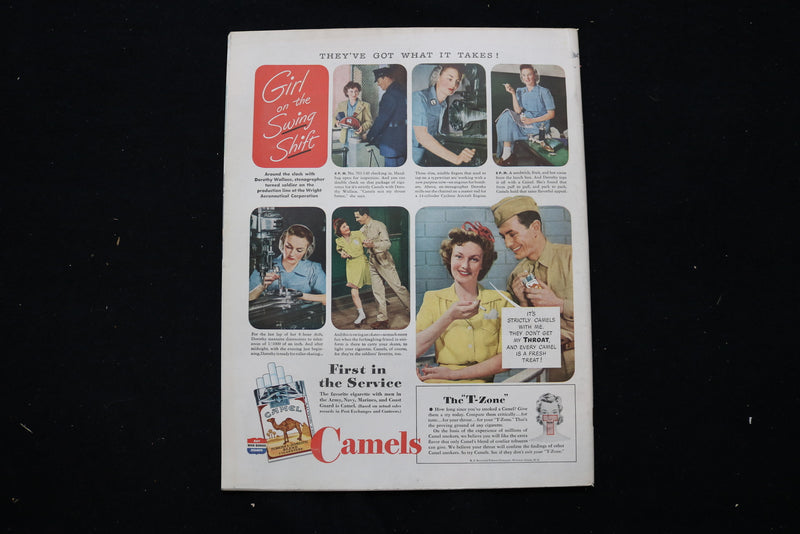 1943 JUNE 26 COLLIER'S MAGAZINE - AN ARMY MAN WITH HIS BABY COVER - E 11046