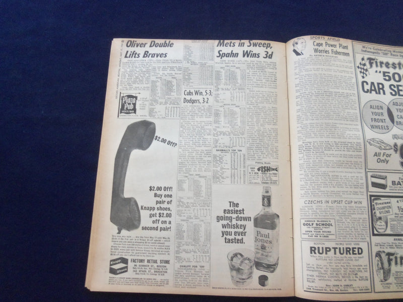 1965 MAY 17 BOSTON RECORD AMERICAN NEWSPAPER-HUNT GUMAN IN HIT-RUN DEATH-NP 6292