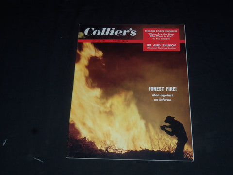 1955 JULY 22 COLLIER'S MAGAZINE - FOREST FIRE, MEN AGAINST AN INFERNO - SP 8470