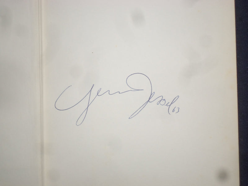 1963 HALO OVER HOLLYWOOD HARDCOVER BOOK BY GEORGE JESSEL - SIGNED - KD 9139
