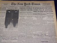 1942 FEBRUARY 7 NEW YORK TIMES - M'ARTHUR BLASTS FOES GUNS - NT 1594