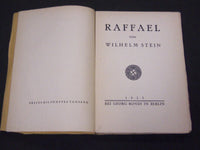 1923 RAFFAEL BY WILHELM STEIN SOFTCOVER BOOK - GERMAN - KD 1522A