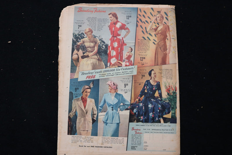 1950 APRIL 30 SUNDAY MIRROR MAGAZINE - ROSALIND RUSSELL COVER - E 26338