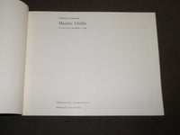 1963 MAURICE UTRILLO EXHIBITION OF PAINTINGS CARNEGIE INSTITUTE CATALOG- KD 5089