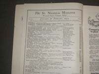 1924 FEBRUARY ST. NICHOLAS MAGAZINE - ILLUSTRATIONS, STORIES & ADS - B 4635
