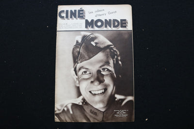 1933 FEBRUARY 9 CINE MONDE - FRENCH MAGAZINE - JOEL MCCREA COVER - E 25605