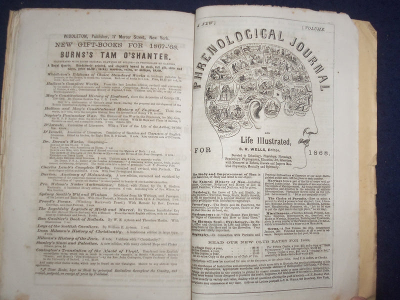 1868 JAN-SEP-NOV HOURS AT HOME MONTHLY MAGAZINE - LOT OF 3 - J 9796