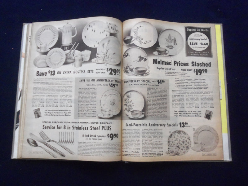 1962 MONTGOMERY WARD 90TH ANNIV. SALE CATALOG -HARDCOVER- KANSAS CITY,MO - R 96B