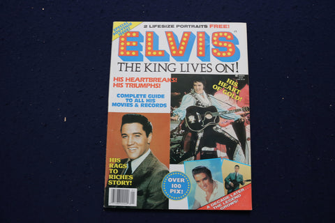 1987 DEC ELVIS THE KING LIVES ON! MAGAZINE - ELVIS PRESLEY COVER - E 12949