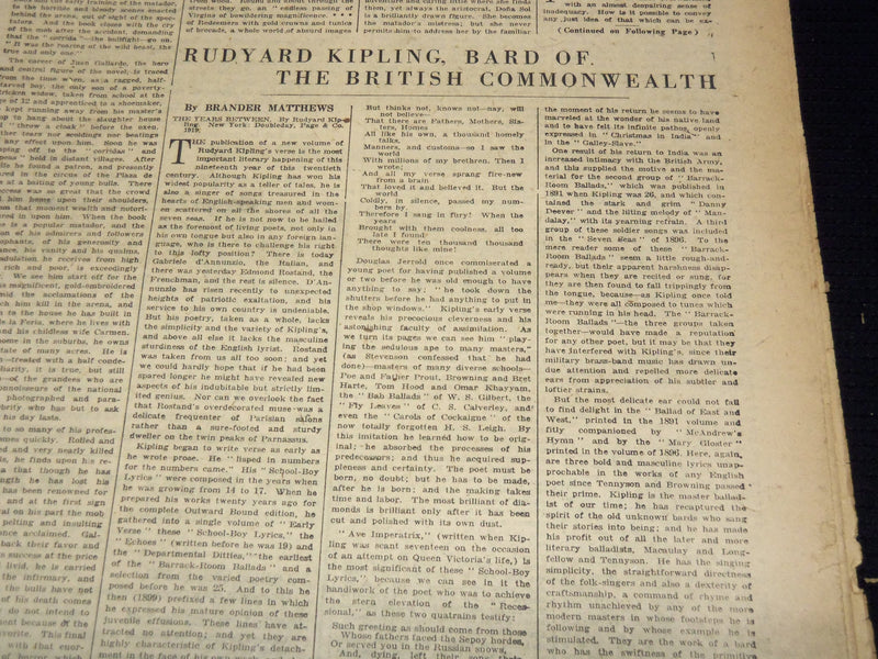 1919 NEW YORK TIMES NEWSPAPER BOOK REVIEW SECTIONS LOT OF 15 ISSUES - O 3221F