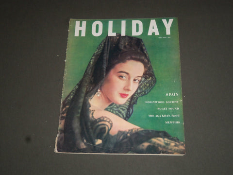 1954 MAY HOLIDAY MAGAZINE - NICE COVER, STORIES, PHOTOS & ADS - SP 7763