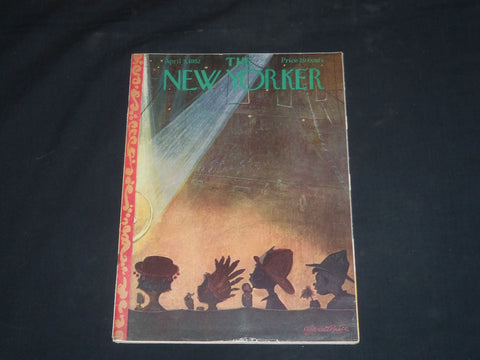 1952 APRIL 5 THE NEW YORKER MAGAZINE - ILLUSTRATED COVER - NY 964