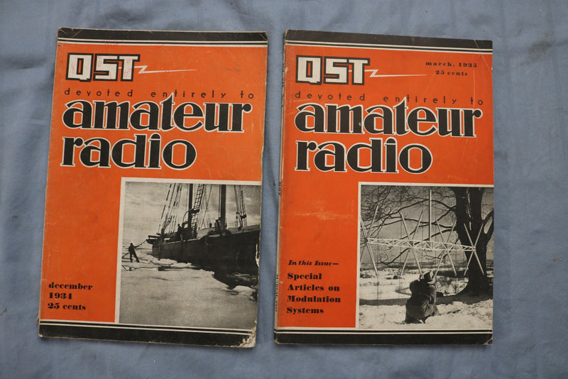 1934-1951 QST AMATEUR RADIO MAGAZINE - LOT OF 18 - O 3912