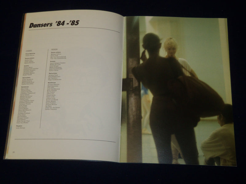 1984-1985 KONINKLIJK BALLET VAN VLAANDEREN PROGRAM - GREAT PHOTOS - J 5074