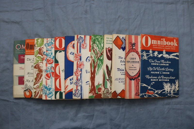 1950-1957 OMNIBOOK BEST-SELLER MAGAZINE - LOT OF 60 - O 3882