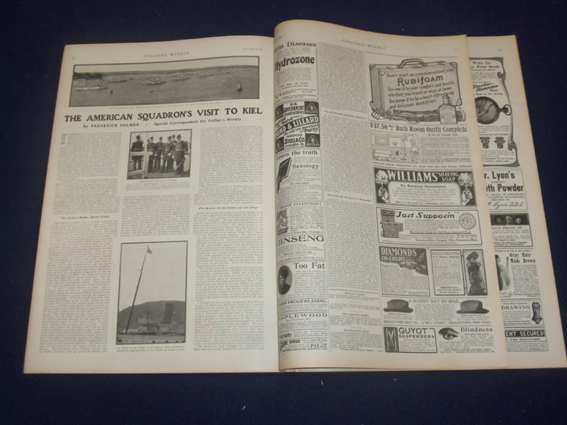 1903 JULY 18 COLLIER'S MAGAZINE - POPE LEO XIII AT PRAYER - ST 6673