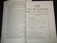1961 WINTER THE MASSACHUSETTS REVIEW MAGAZINE - BEN SHAHN - J 9201