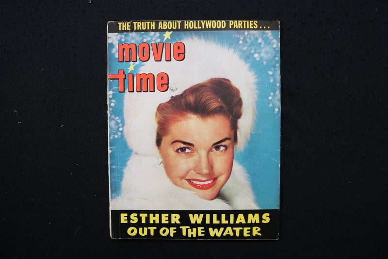 1953 FEBRUARY MOVIE TIME MAGAZINE - ESTHER WILLIAMS COVER - E 24260