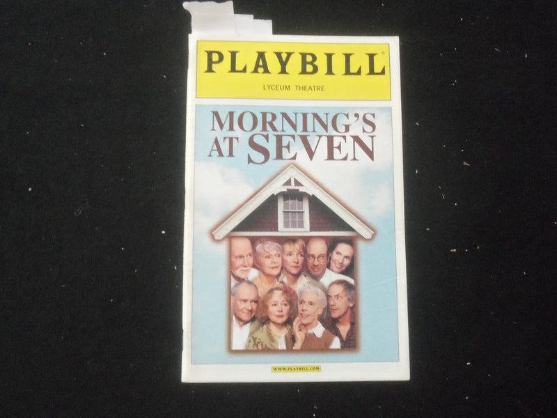 2002 MORNING'S AT SEVEN PLAYBILL - 11 SIGNATURES - J 8202