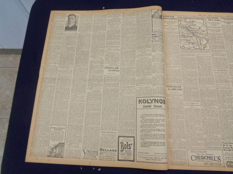 1916 FEBRUARY 11 NEW YORK TIMES - SECRETARY OF WAR GARRISON RESIGNS - NT 9032
