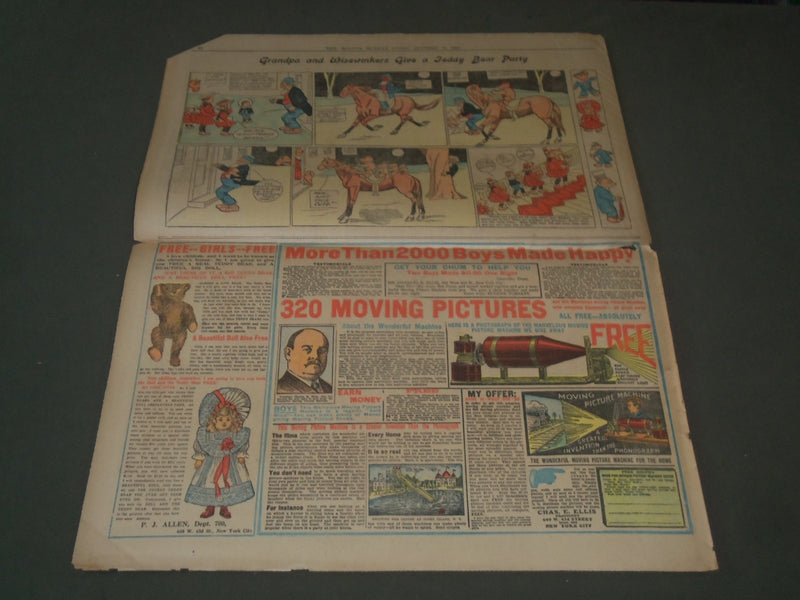 1907 OCTOBER 6 SUNDAY BOSTON GLOBE SUPPLEMENT PART 2 - COLOR COMICS - NP 2799
