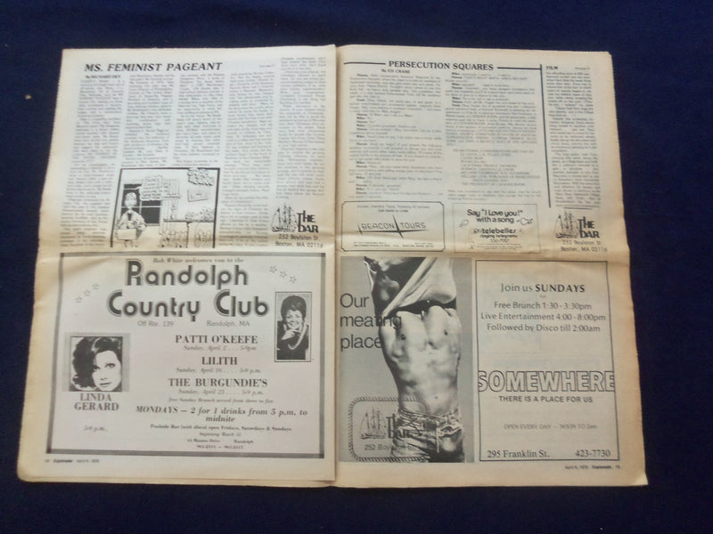 1978 APRIL 8 ESPLANADE NEWSPAPER - ESPY TAKES ON THE BIG ONES! - NP 6806