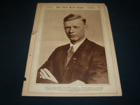 1927 MAY 29 NEW YORK TIMES ROTO PICTURE SECTION - CHARLES LINDBERGH - NT 9398