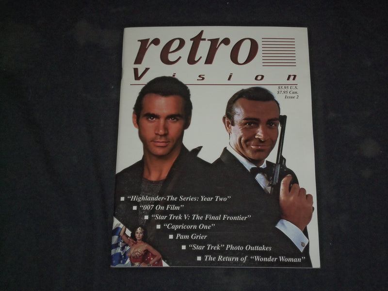 1990'S RETRO VISION MAGAZINE - SEAN CONNERY COVER - ISSUE #2 - CW 1062