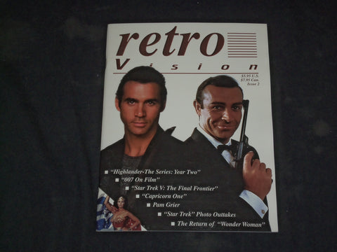 1990'S RETRO VISION MAGAZINE - SEAN CONNERY COVER - ISSUE #2 - CW 1062