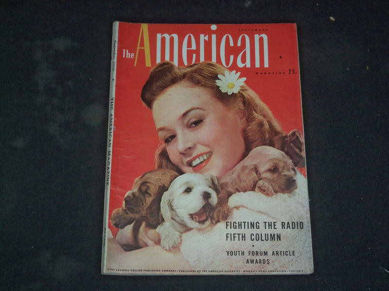 1940 SEPTEMBER THE AMERICAN MAGAZINE - FIGHTING THE RADIO FIFTH COLUMN - B 4063