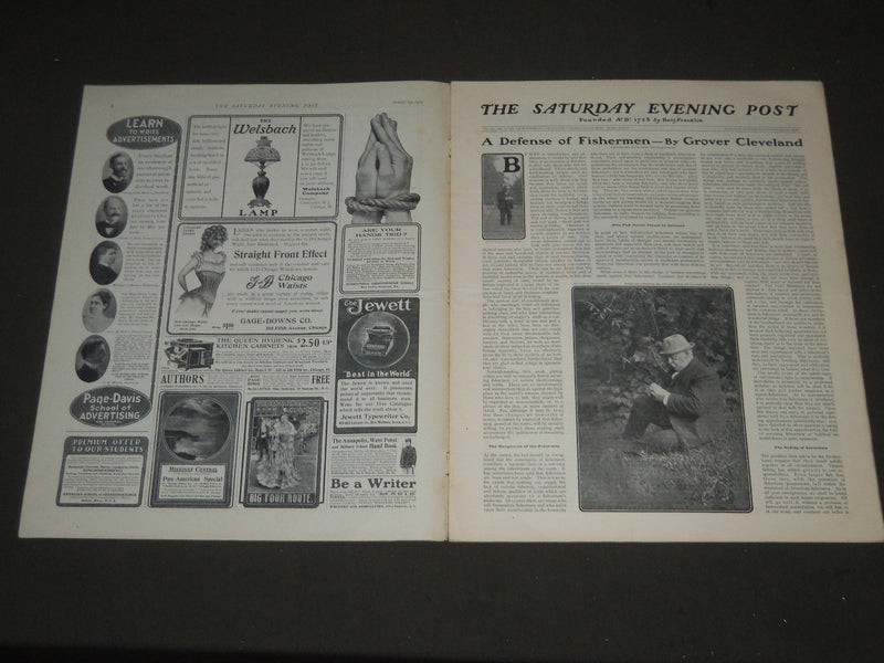 1901 OCTOBER 19 THE SATURDAY EVENING POST MAGAZINE - ILLUSTRATED COVER - SP 554