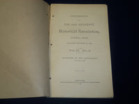 1882 OLD RESIDENTS HISTORICAL ASSN. CONTRIBUTIONS - LOWELL MASSACHUSETTS- J 4425
