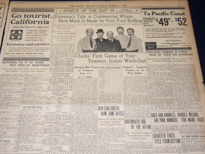 1907 MARCH 12 THE BOSTON HERALD-ADOPTED SON & COUSIN JOIN SON EDDY SUIT - BH 385