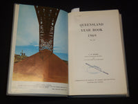 1960-1969 QUEENSLAND YEAR BOOK LOT OF 10 - GOV. STATISTICIAN BRISBANE - KD 1D