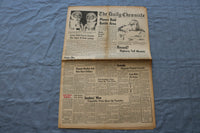 1965 MAY 31 THE DAILY CHRONICLE NEWSPAPER-GEMINI FLIGHT PLAN ON SCHEDULE-NP 8512