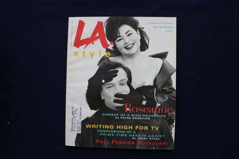 1992 SEPTEMBER L.A. STYLE MAGAZINE - ROSEANNE BARR & TOM ARNOLD COVER - E 18499