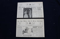 1949-1954 THE OWL NEWSPAPER - WESTMINSTER (MD) HIGH SCHOOL - LOT OF 48 - NP 8905