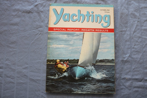 1969 OCTOBER YACHTING MAGAZINE - REGATTA RESULTS COVER - E 9490