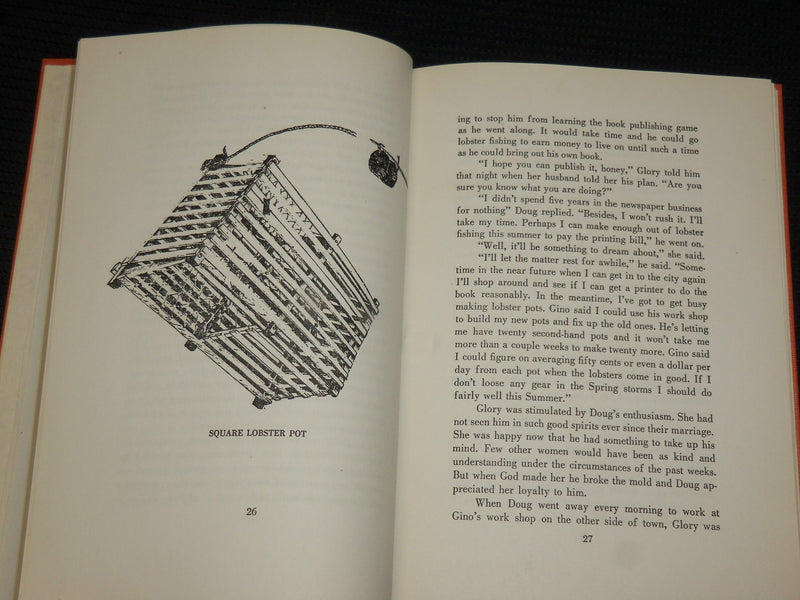 1946 DEEP HARVEST HARDCOVER BOOK SIGNED BY JAMES WESTAWAY MCCUE - KD 7379