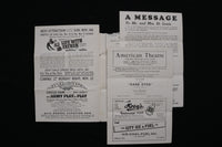 1943-1944 AMERICAN THEATRE PROGRAM - LOT OF 3 - ST. LOUIS - K 2815