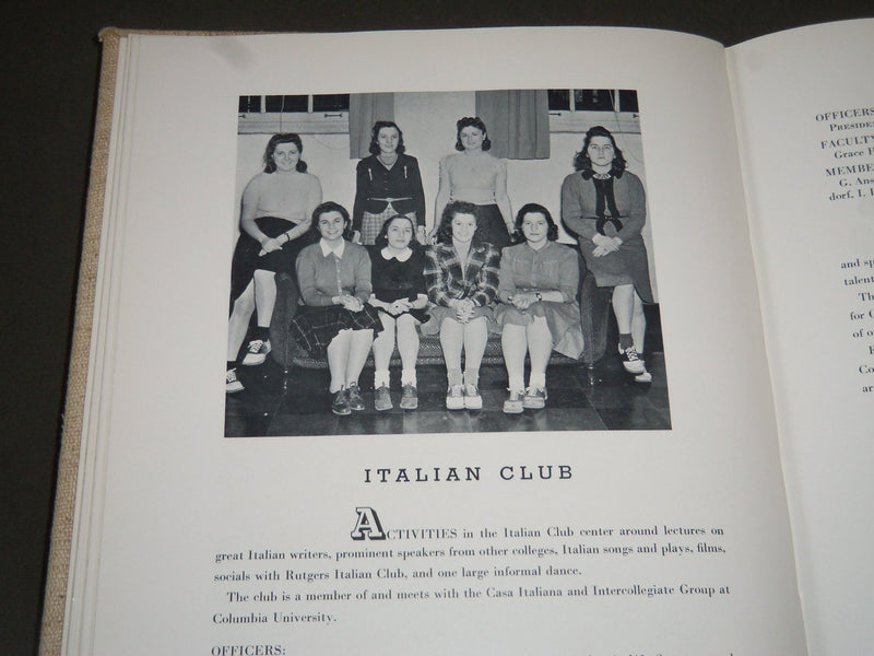 1941 QUAIR NEW JERSEY COLLEGE FOR WOMEN YEARBOOK - NEW BRUNSWICK NJ - YB 1088