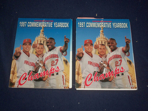 1997 HARRISBURG SENATORS COMMEMORATIVE YEARBOOK - LOT OF 2 - ST 6813