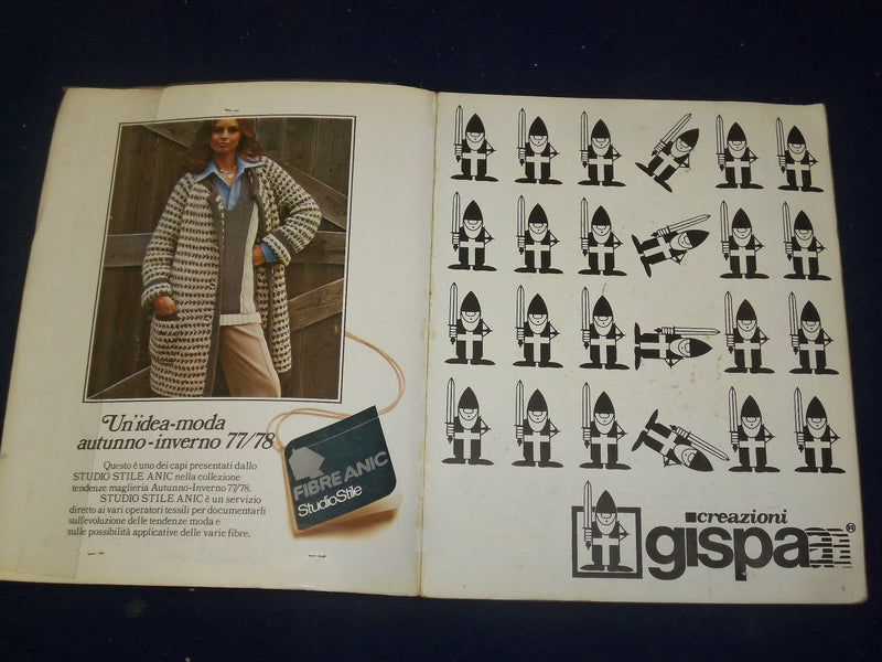 1977 JANUARY-FEBRUARY-MARCH PIU MAGLIA FASHION MAGAZINE - B 6529