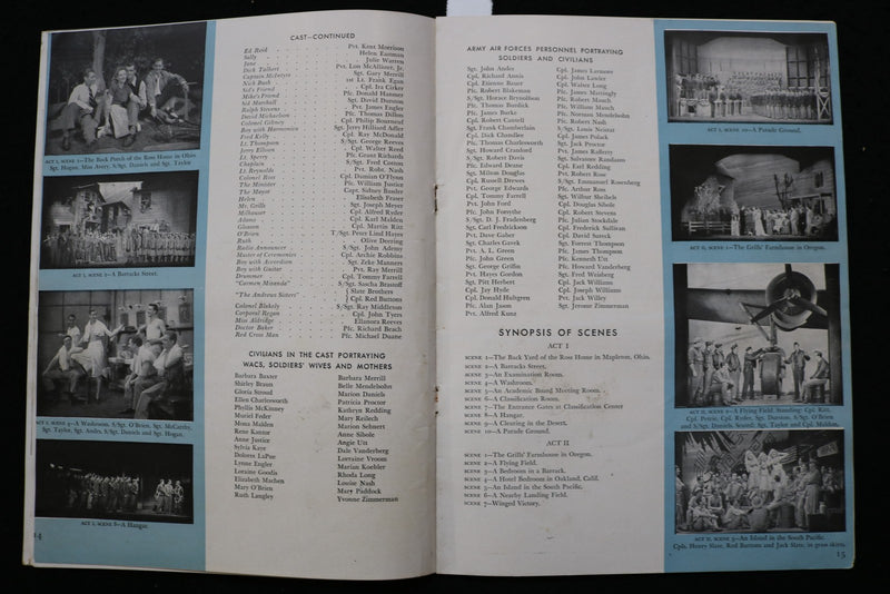 1940'S WINGED VICTORY PROGRAM - A PLAY BY MOSS HART - K 2828