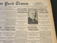 1926 JAN 18 NEW YORK TIMES - GUGGENHEIM GIVES $2,500,000 TO AVIATION - NT 5677